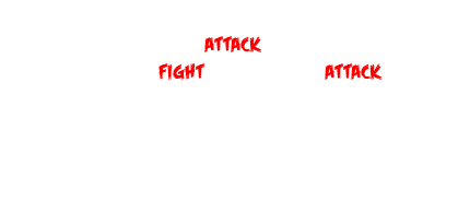 Free for all card play! All ogres may play ATTACK cards facedown to manipulate the FIGHT. Choose your ATTACK cards wisely to maximize your damage or hinder your opponent. But watch out! Other ogres can interrupt with sneaky attacks and backstabbing!t 